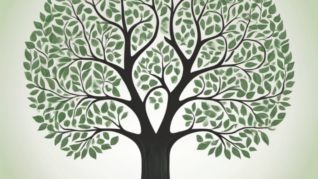 graduate conference image is a tree with the title of the conference ("Mutations and Permutations of Care") underneath